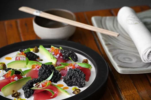 sashimi daurade ceviche